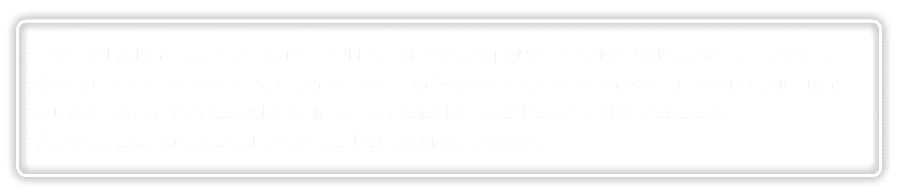 Consumer legal language